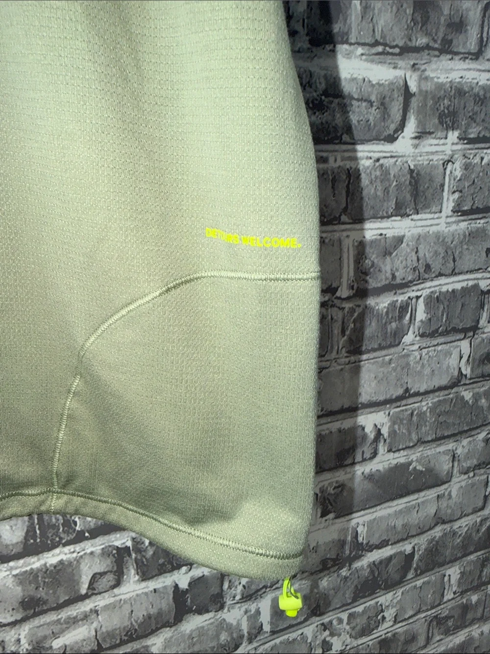 Lululemon T-shirt with Neon Yellow Accent